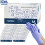 FINITEX ice blue nitrile gloves 3.2mil Food Safe Latex Free Medical Exam Gloves